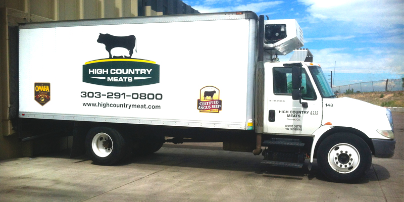 Colorado Meat Distributor Truck